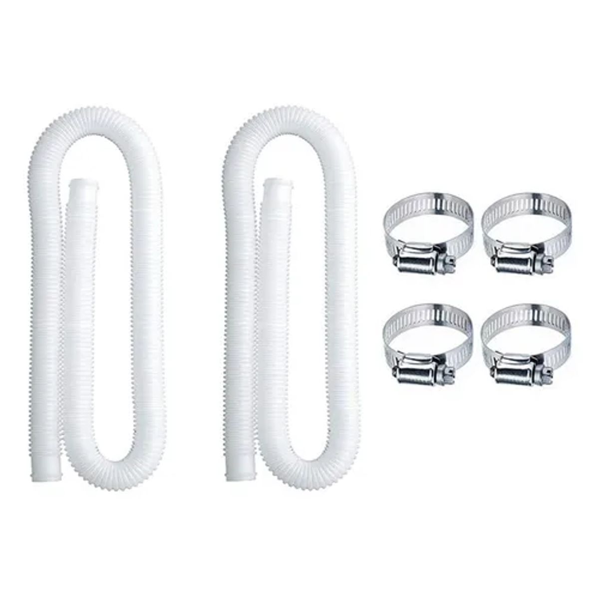 GENERICO - 2 Und Pack Manguera Filtro Piscina Para Intex Bestway 150cm Blanco