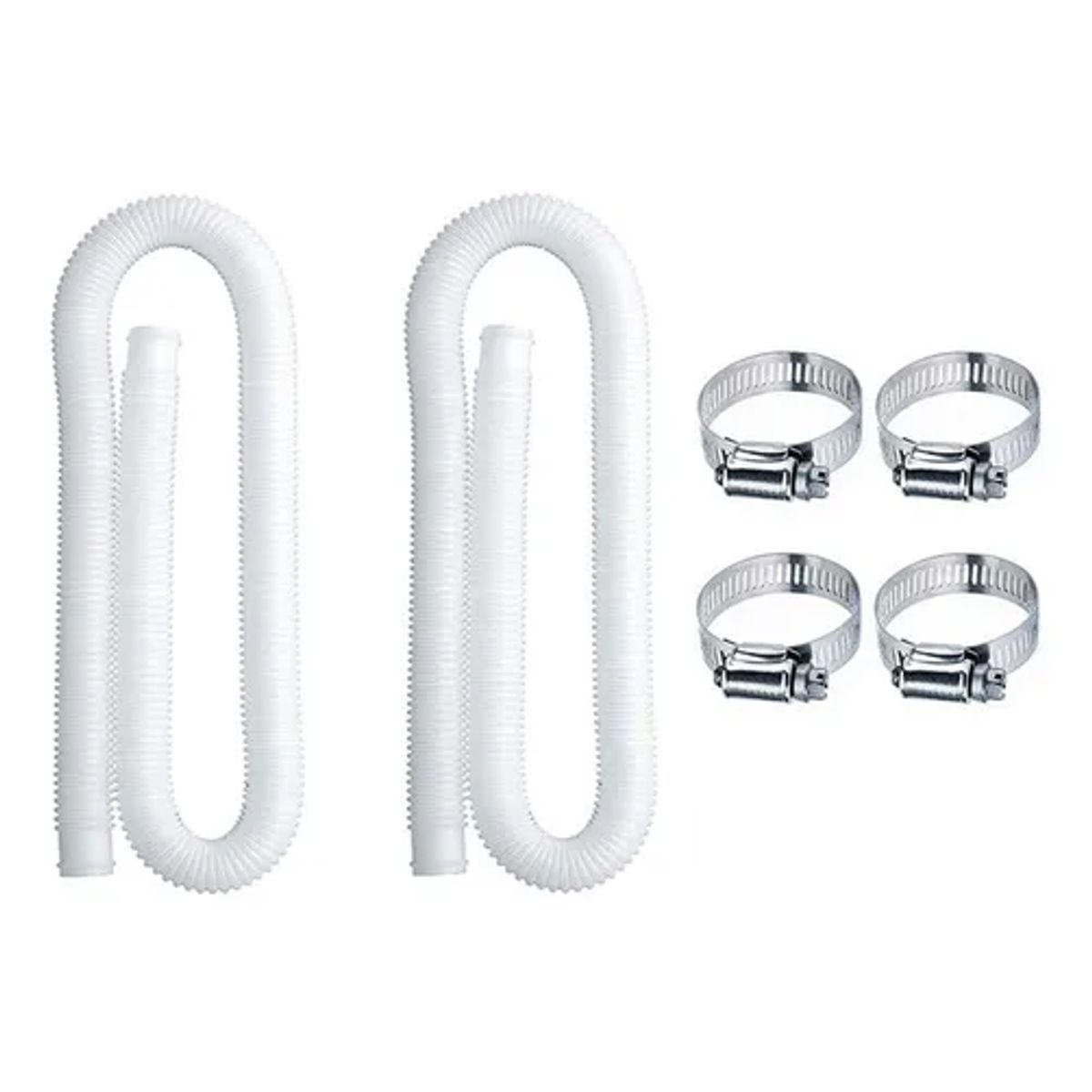 GENERICO - 2 Und Pack Manguera Filtro Piscina Para Intex Bestway 150cm Blanco