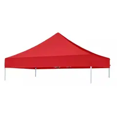 GENERICO - Techo Lona Carpa Rojo Techo Para Toldo Plegable 3x3 Rojo