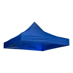 GENERICO - Lona Carpa 3x3 Techo Para Toldo Plegable Azul