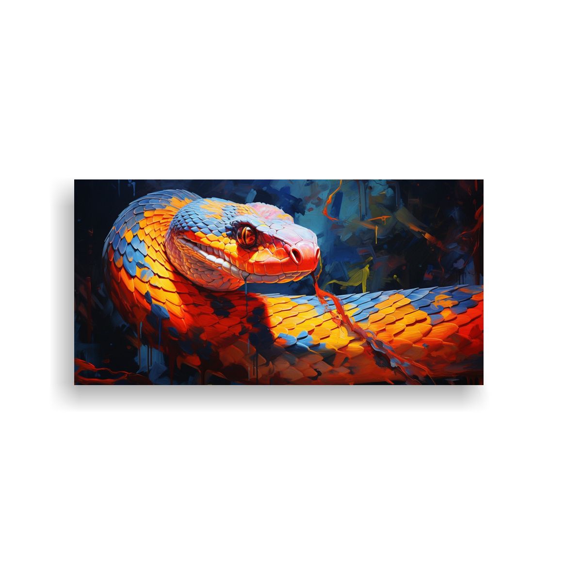 GENERICO - Pintura Al Estilo Óleo Estilo Vívido Para 80x40 Cm