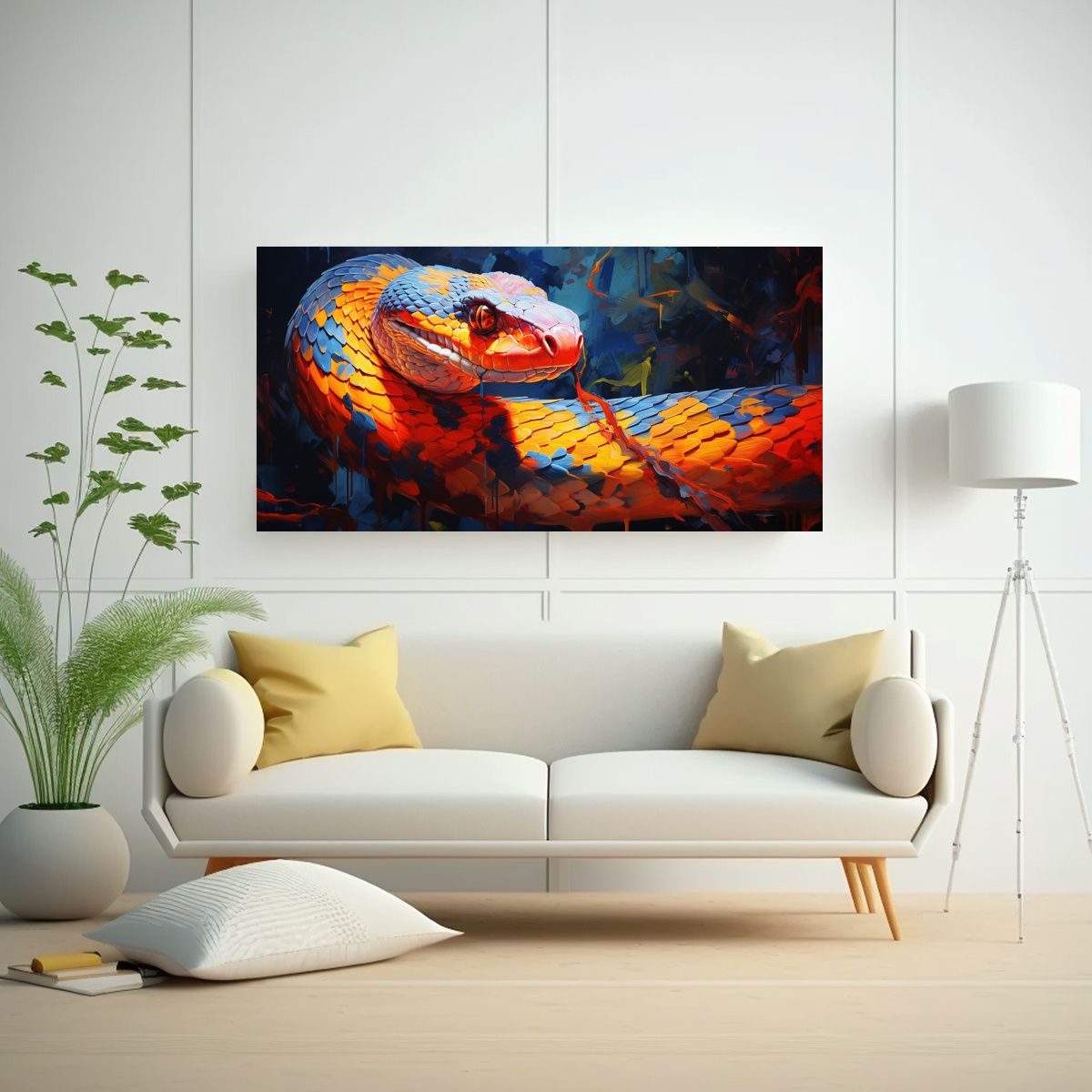 GENERICO - Pintura Al Estilo Óleo Estilo Vívido Para 80x40 Cm