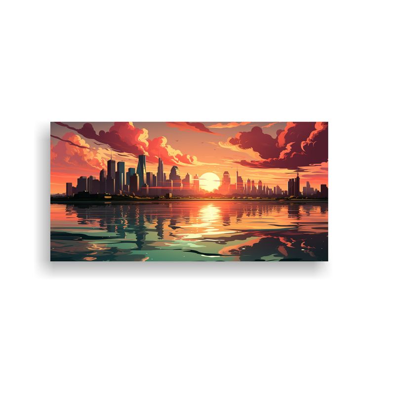 GENERICO - Pintura De Pared Inspiración Belleza Natural 100x50 Cm