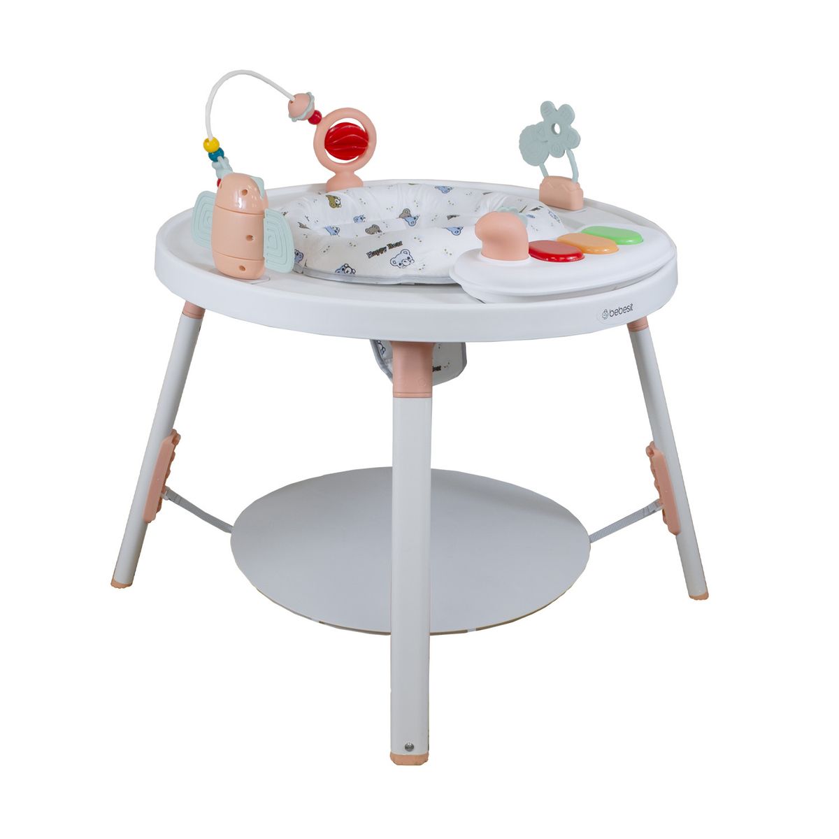 BEBESIT - Centro de Actividad 2 en 1 Smart & Bounce Rosa Coral Bebesit