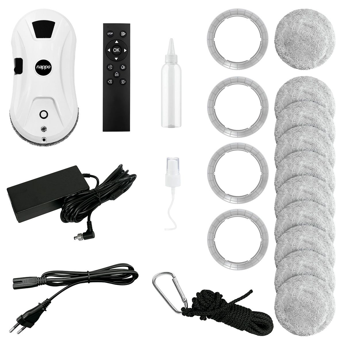 NAPPO - Robot Limpiavidrios NAPPO Spray Automático Control Remoto