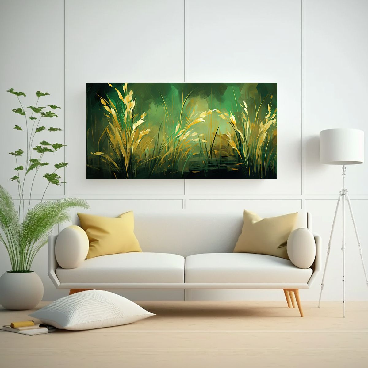 GENERICO - Pintura Decorativa Intrincados Detalles De Una 100x50 Cm.