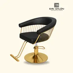GENERICO - Silla de Peluquería Hidráulica Paris Negra