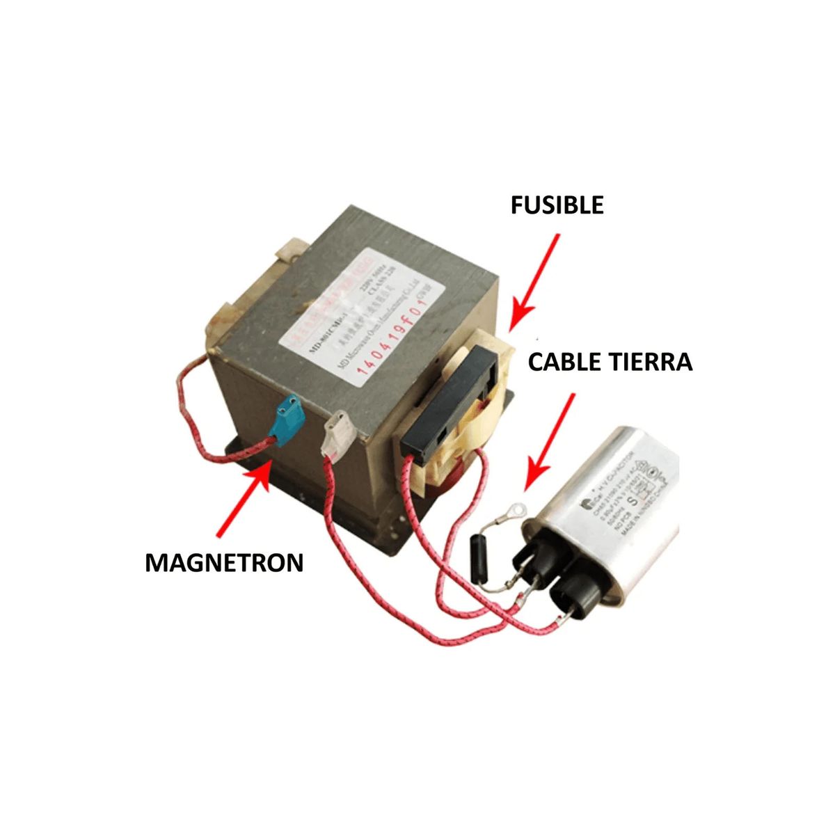 GENERICO - Fusible 5KV 700mA Para Microondas Thomas