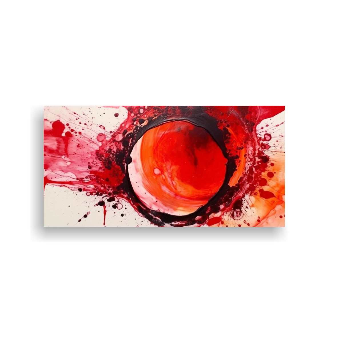 GENERICO - Pintura Vintage De Contraste En Tinta De Alcohol 80x40 Cm