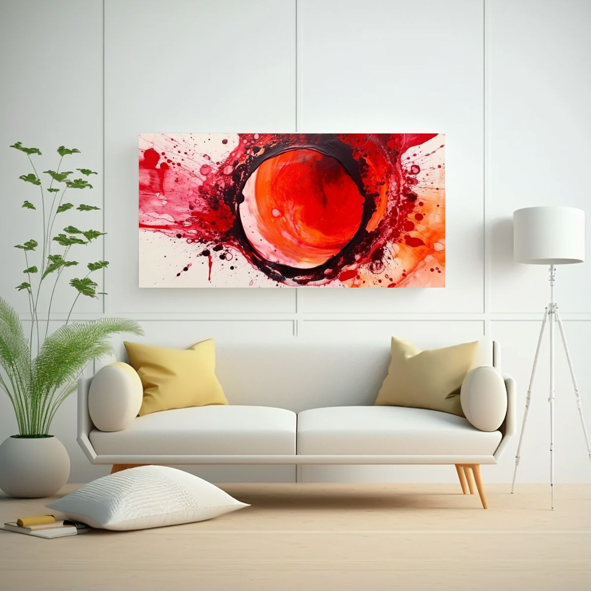 GENERICO - Pintura Vintage De Contraste En Tinta De Alcohol 80x40 Cm