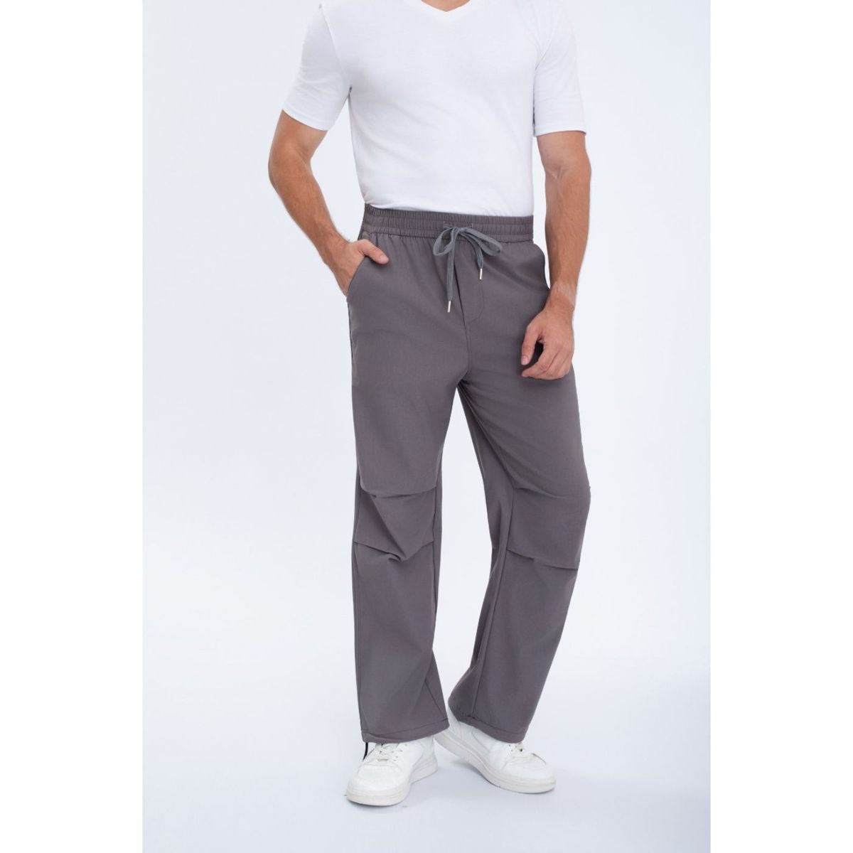 LIKE SHOP - Pantalón Hombre Elasticado Recto Puño Ajustable 4008