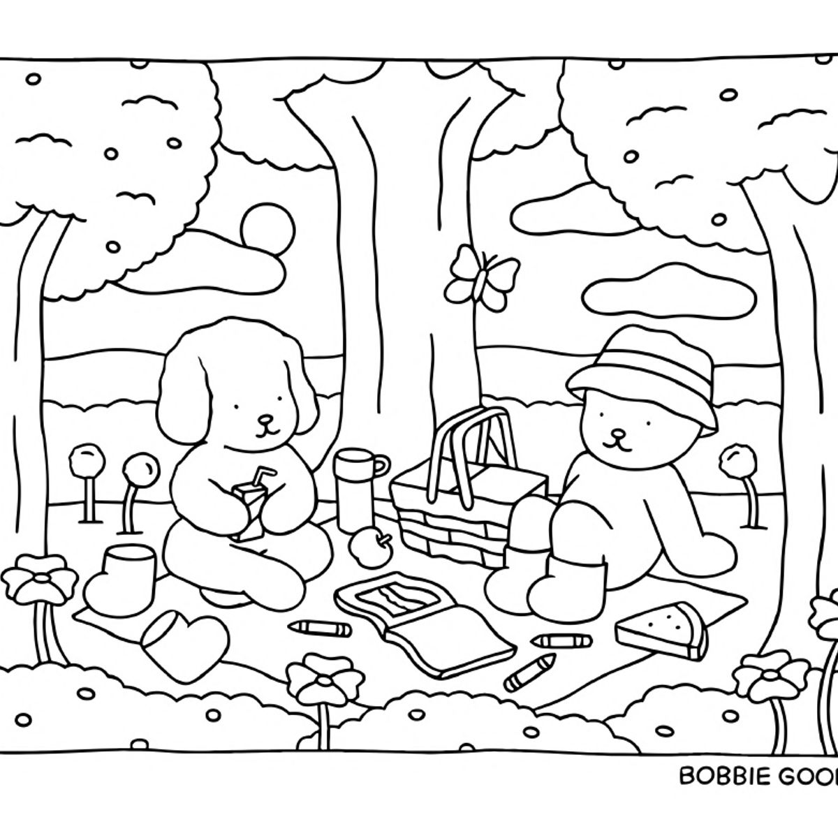 GENERICO - Libro colorear bobbie goods