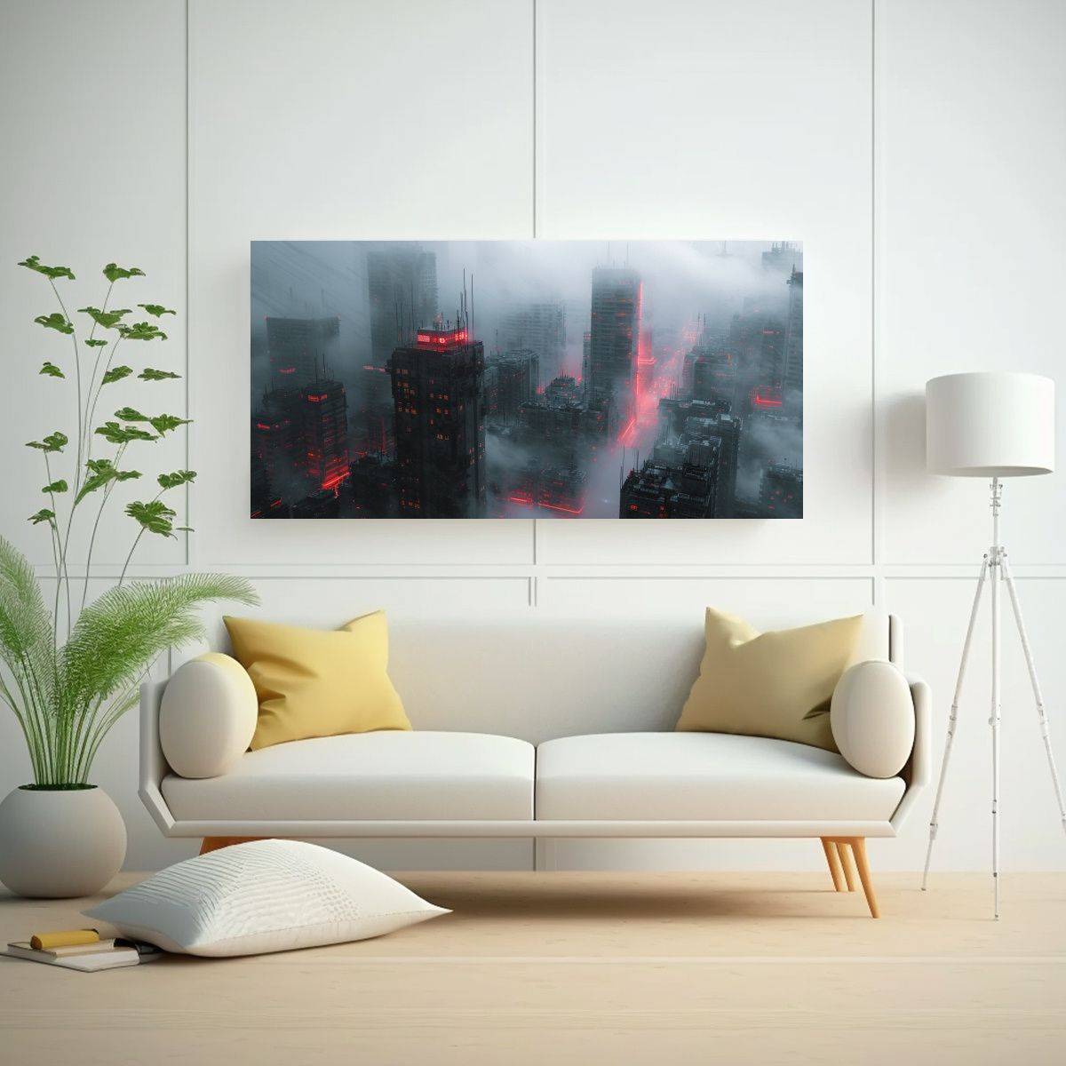 GENERICO - Pinturas De Decoración En Tema De Ciudad 60x30 Cm