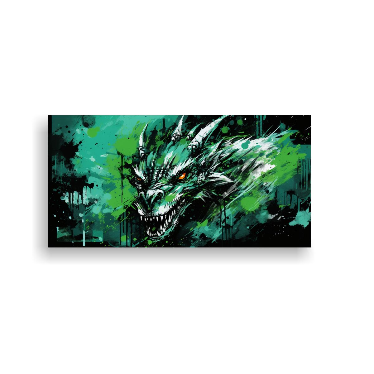 GENERICO - Pinturas Decorativas Composición Dinámica De 80x40 Cm