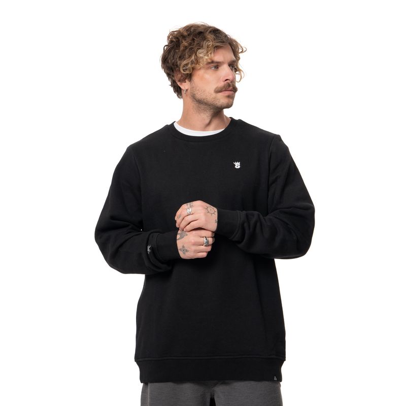 STOKED - Poleron Hombre Portofino Negro Stoked