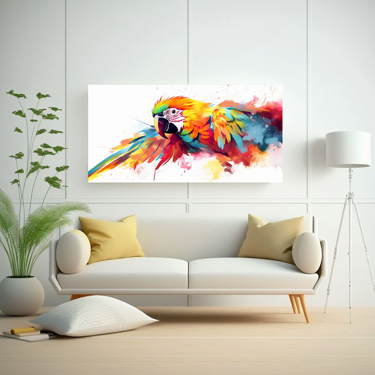 GENERICO - Pintura Decorativa Estilo Neo Pop Art De Un 60x30 Cm