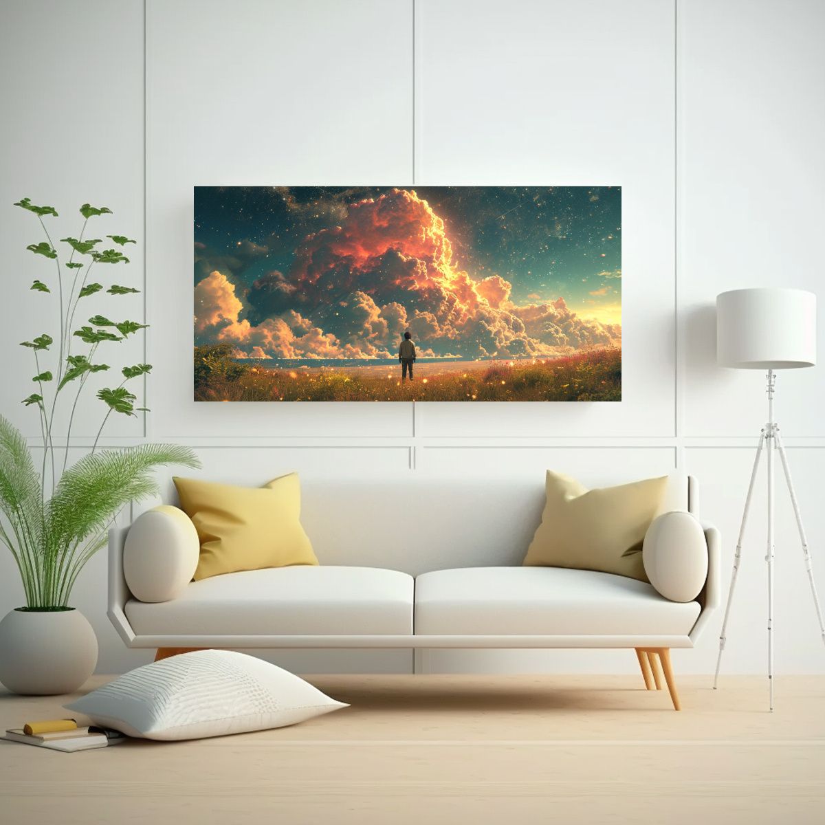 GENERICO - Cuadros Decorativos De Arte Acuarela Clásica 100x50 Cm