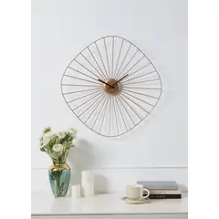 EGLO - Reloj de pared MATSUMOTO acero - bronce 60×60cm