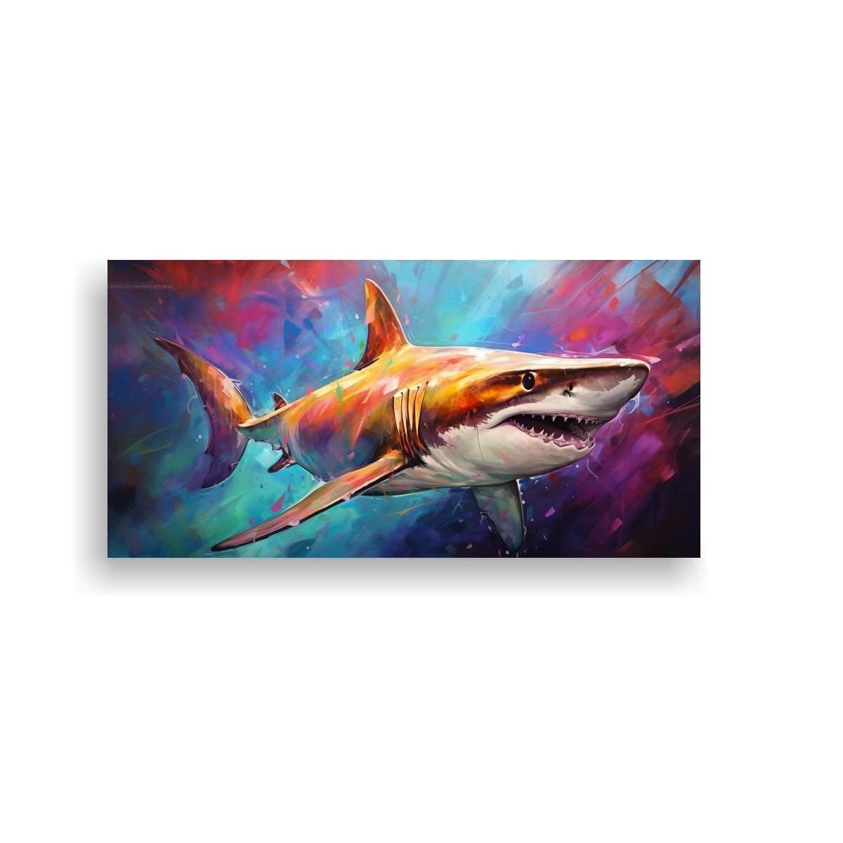 GENERICO - Pintura En Estilo óleo Estilo Martillo Colorido 60x30 Cm