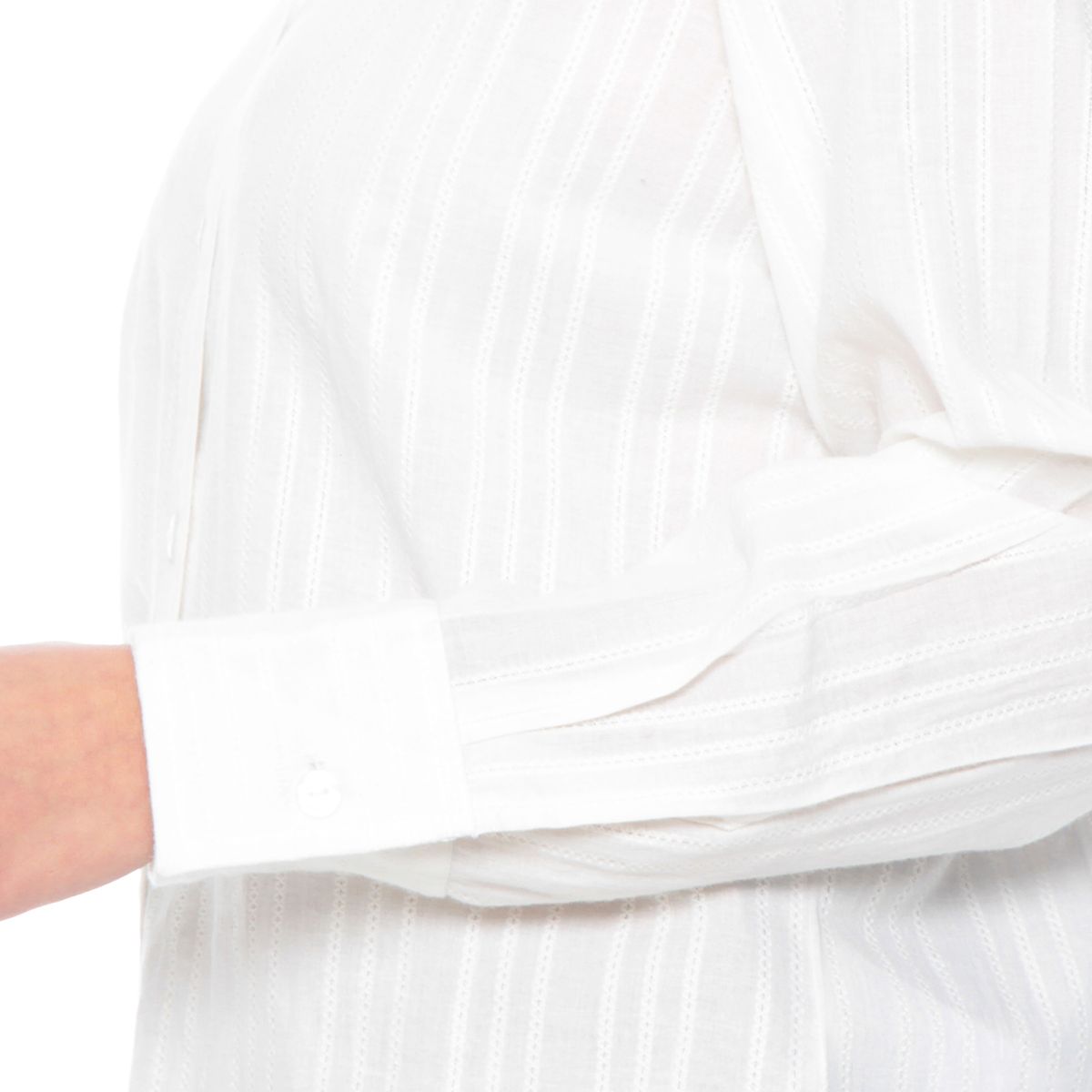 WADOS - BLUSA BRODERY MANGA LARGA ABOTONADA EN DELANTERO