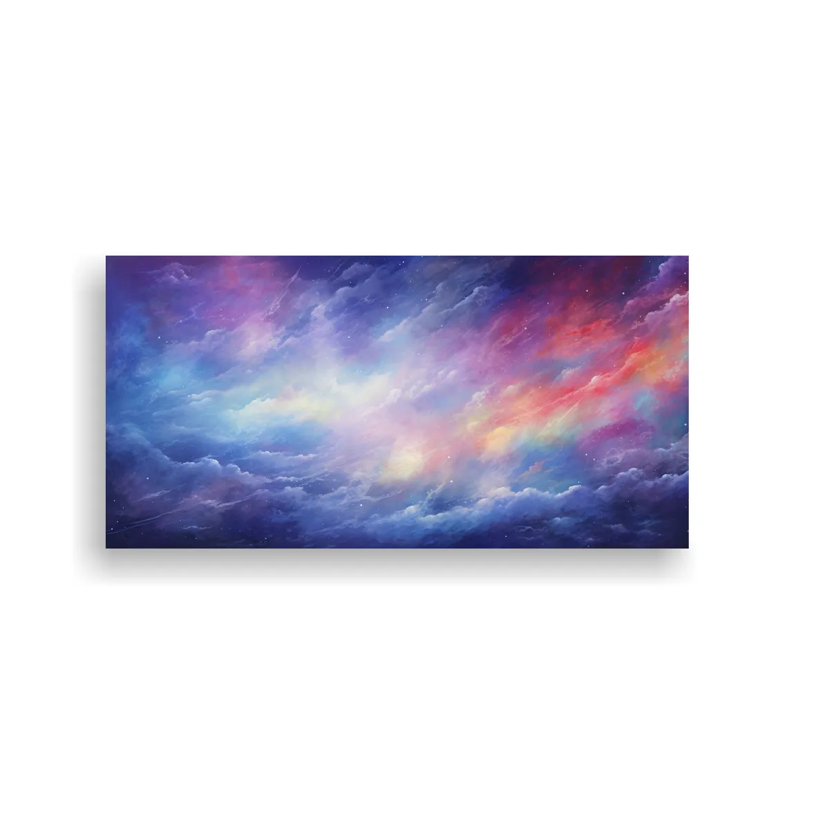 GENERICO - Cuadro Decorativo De Lienzo Horizontal Noche 60x30 Cm