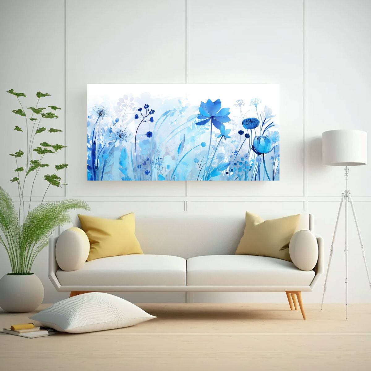 GENERICO - Pinturas Decorativas Abstractas De Canva Alegría 80x40 Cm