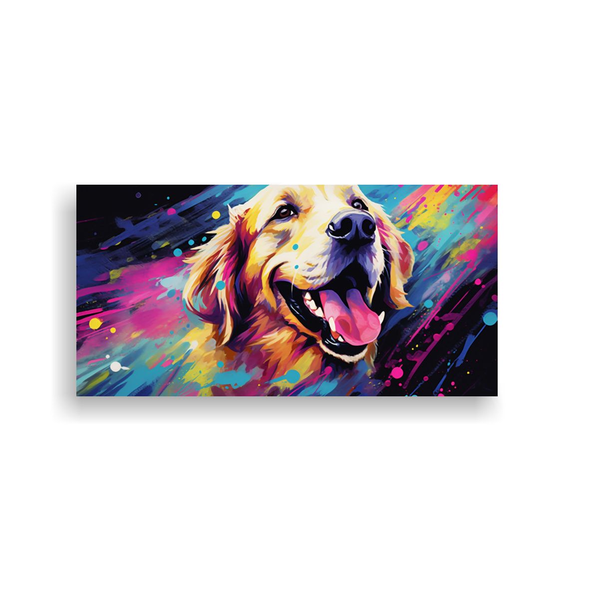 GENERICO - Cuadro De Tela Abstracto Estético Con Retrato En 80x40 Cm