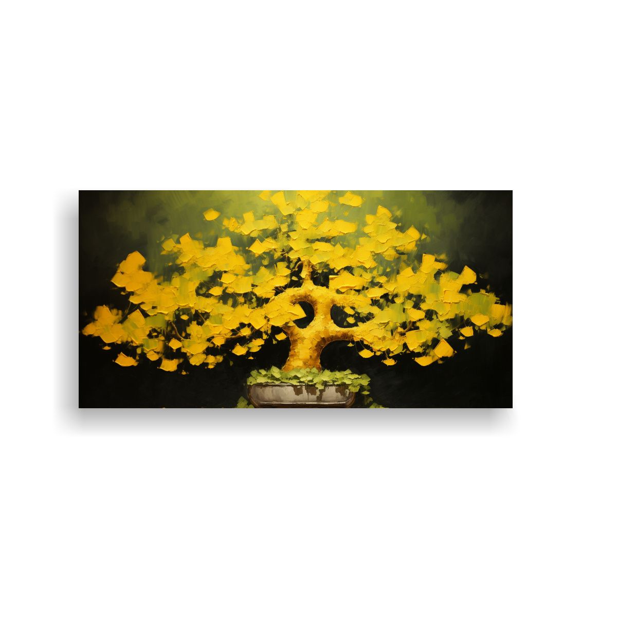 GENERICO - Pintura Abstracta De Alto Detalle Con Temática 100x50 Cm