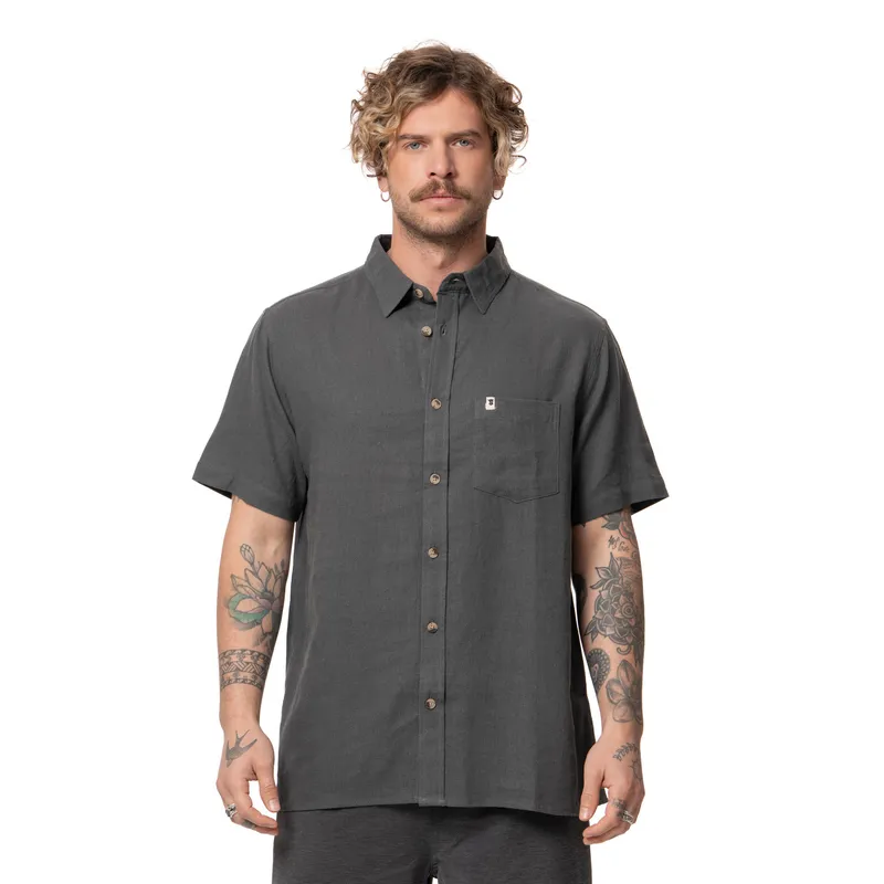 STOKED - Camisa Hombre Last Azul Stoked