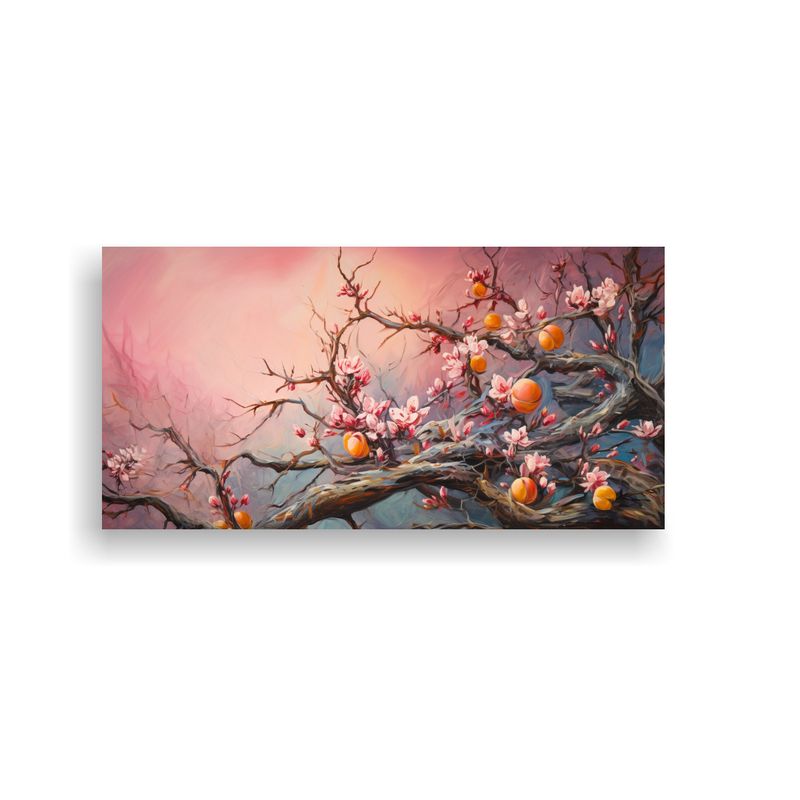 GENERICO - Cuadro Abstracto Detallado De Un árbol De 60x30 Cm