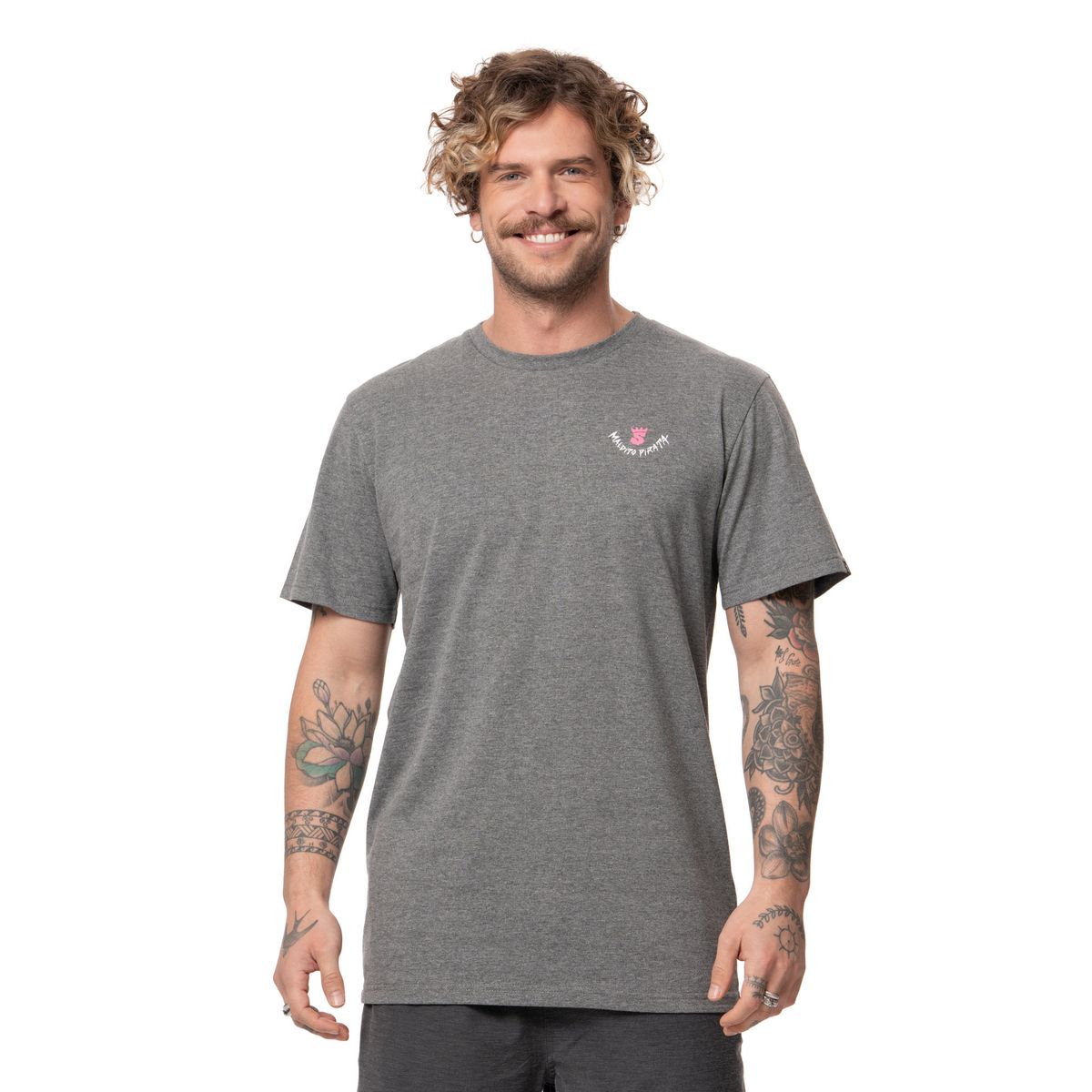 STOKED - Polera Hombre Pirate Gris Stoked