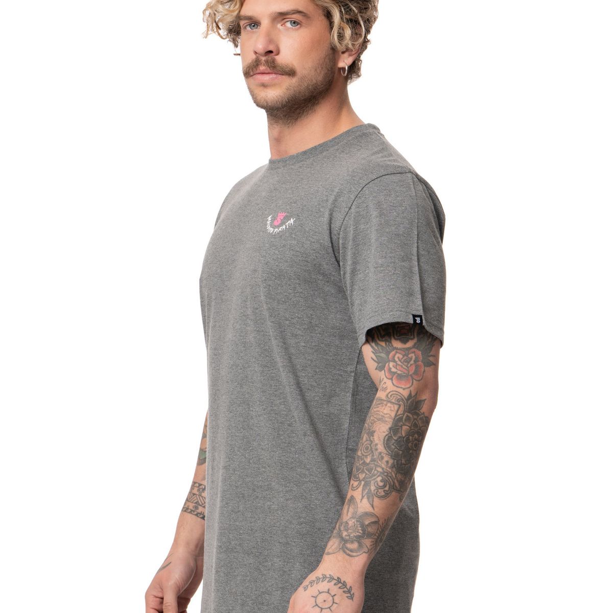 STOKED - Polera Hombre Pirate Gris Stoked
