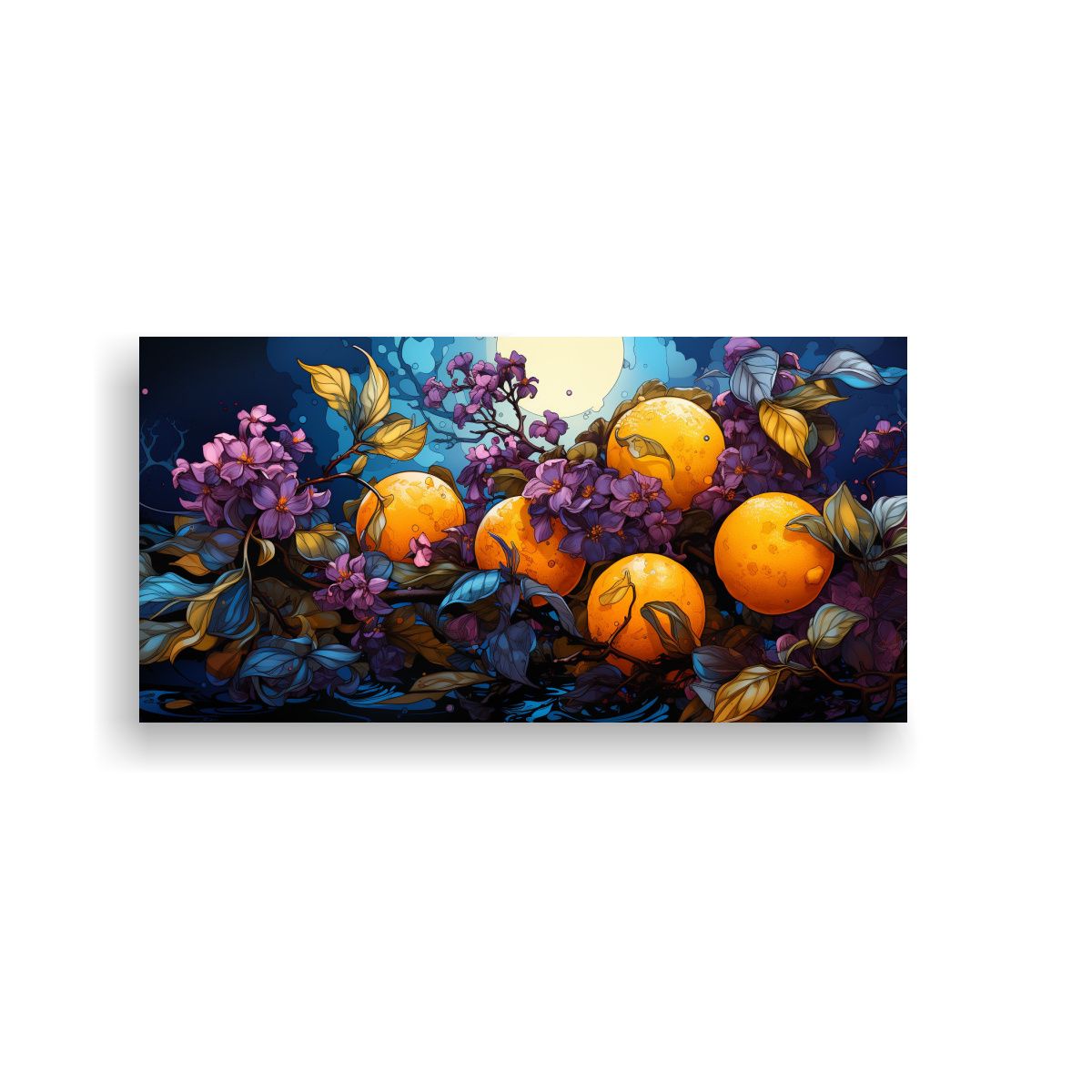 GENERICO - Arte De Pared Perspectiva Del Árbol De Acebo En 80x40 Cm