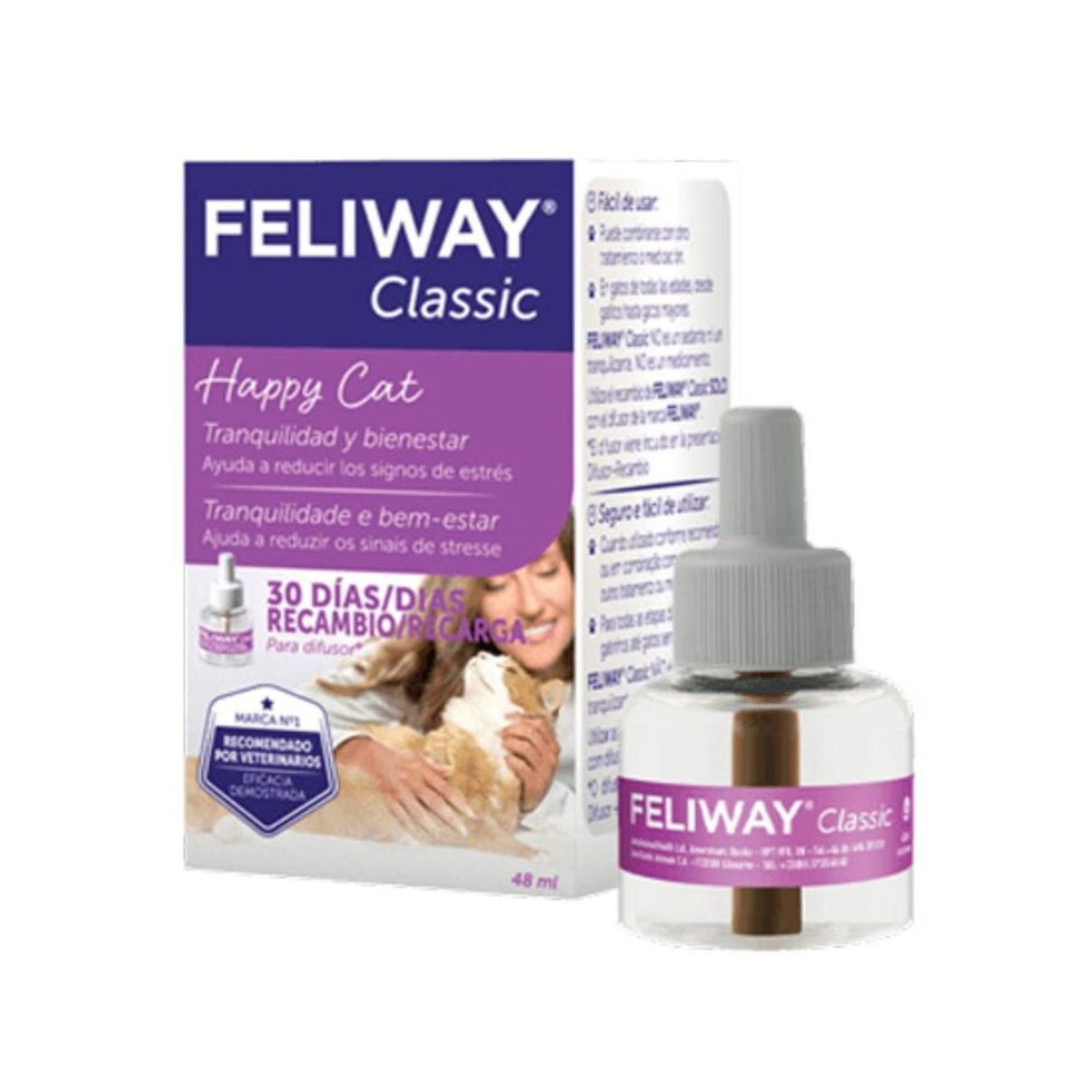FELIWAY - Feliway Classic Repuesto 48 ml – Feromonas Antiestrés