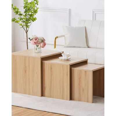 Imagen 2 del producto SET 3 MESAS DE CENTRO MINIMALISTA