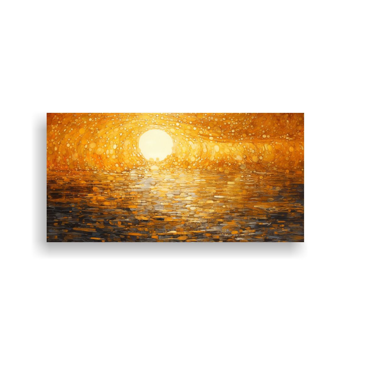 GENERICO - Pinturas Decorativas Estilo Acuarela De Riqueza 100x50 Cm.