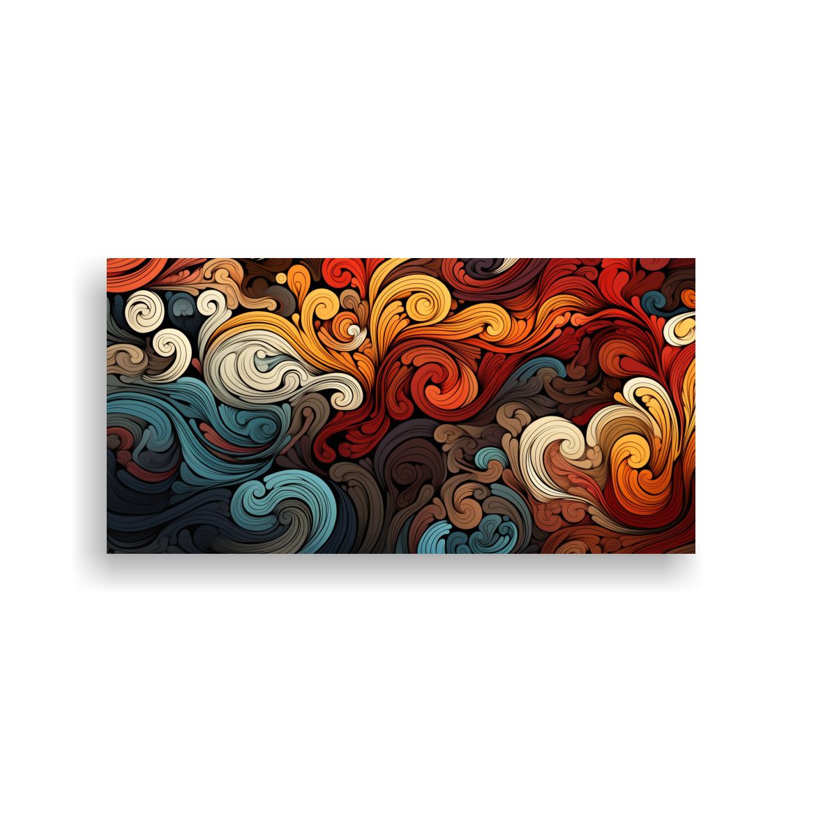 GENERICO - Cuadros Modernos De Lienzo Con Patrones Complejos 60x30 Cm
