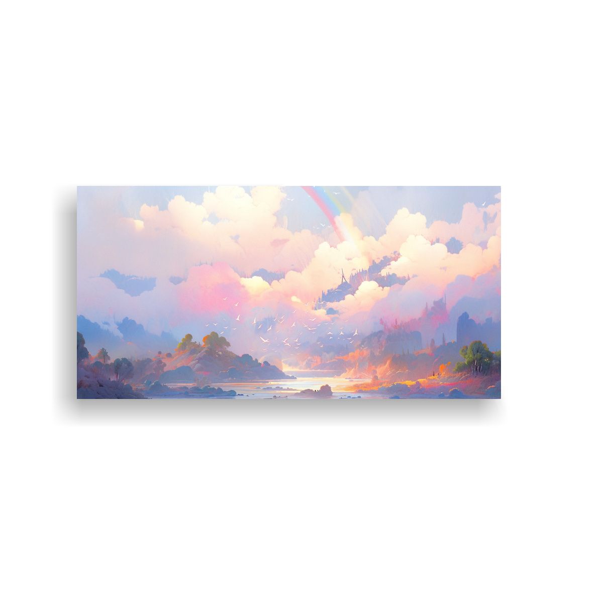 GENERICO - Cuadro En Bastidor Cuadro Impactante Paisaje 60x30 Cm