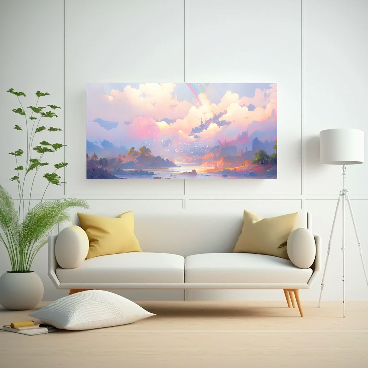 GENERICO - Cuadro En Bastidor Cuadro Impactante Paisaje 60x30 Cm