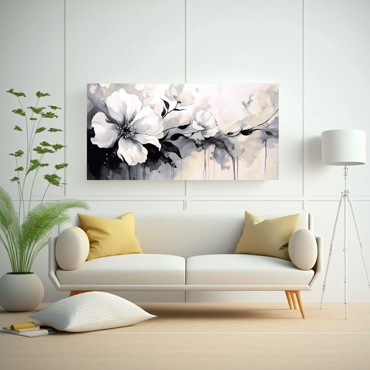 GENERICO - Pinturas Decorativas Estilo Neonoir Con 80x40 Cm