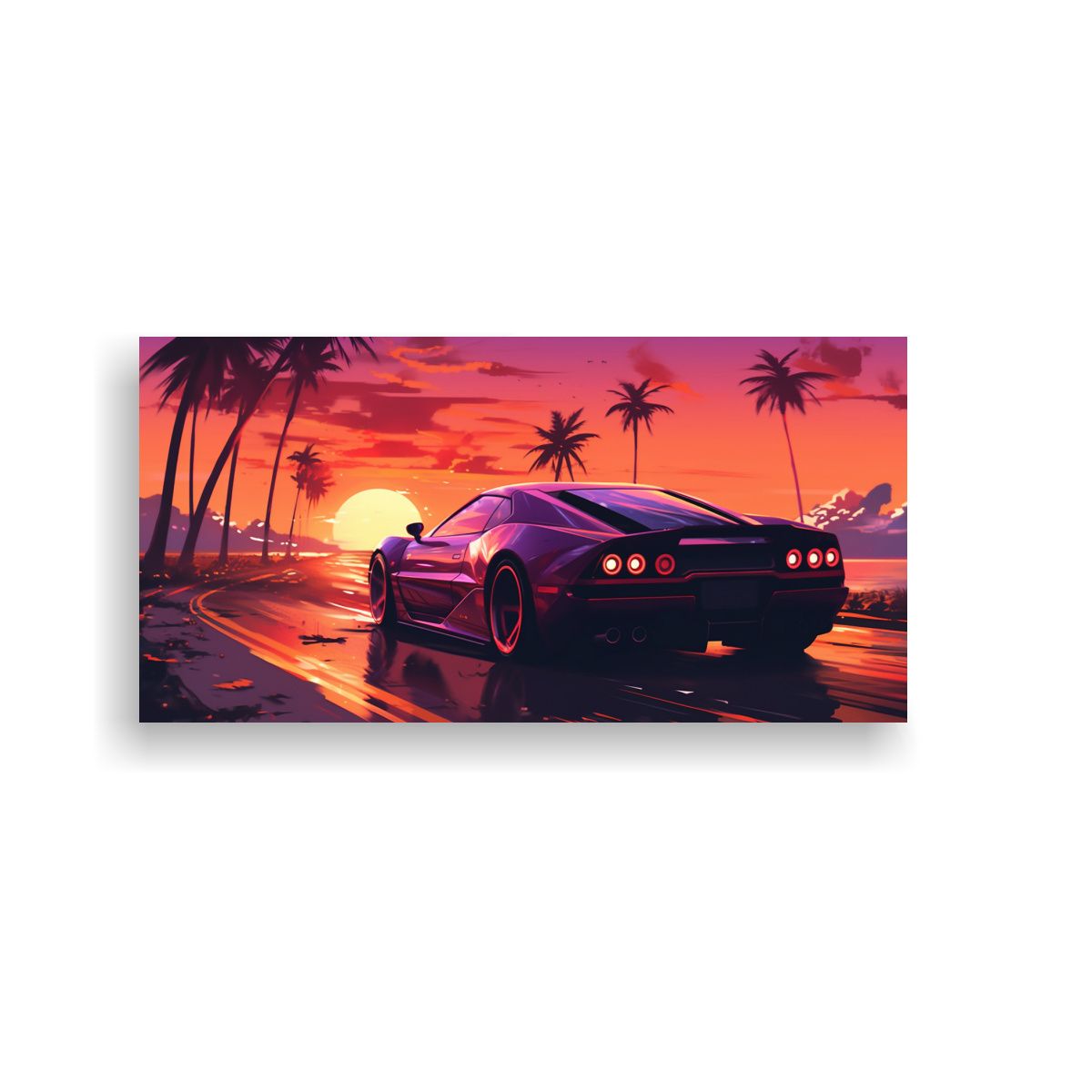 GENERICO - Cuadro Moderno Estilo ANIMACIÓN DEPORTIVA Con 100x50 Cm