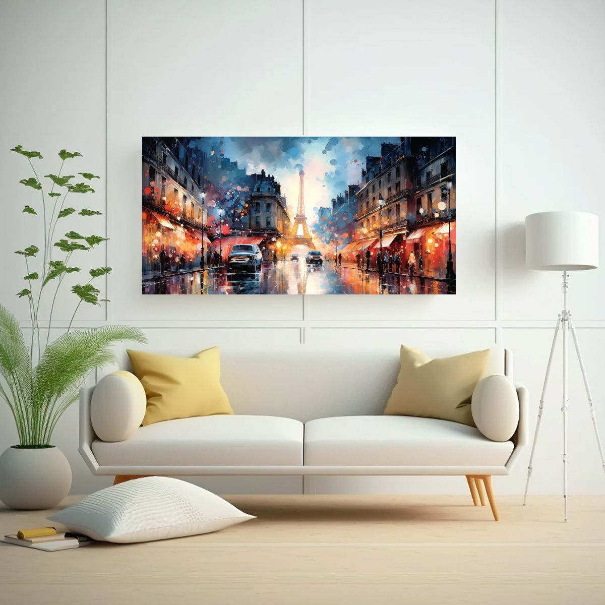 GENERICO - Arte De Pared Abstracto Enigmático Capturando El 60x30 Cm