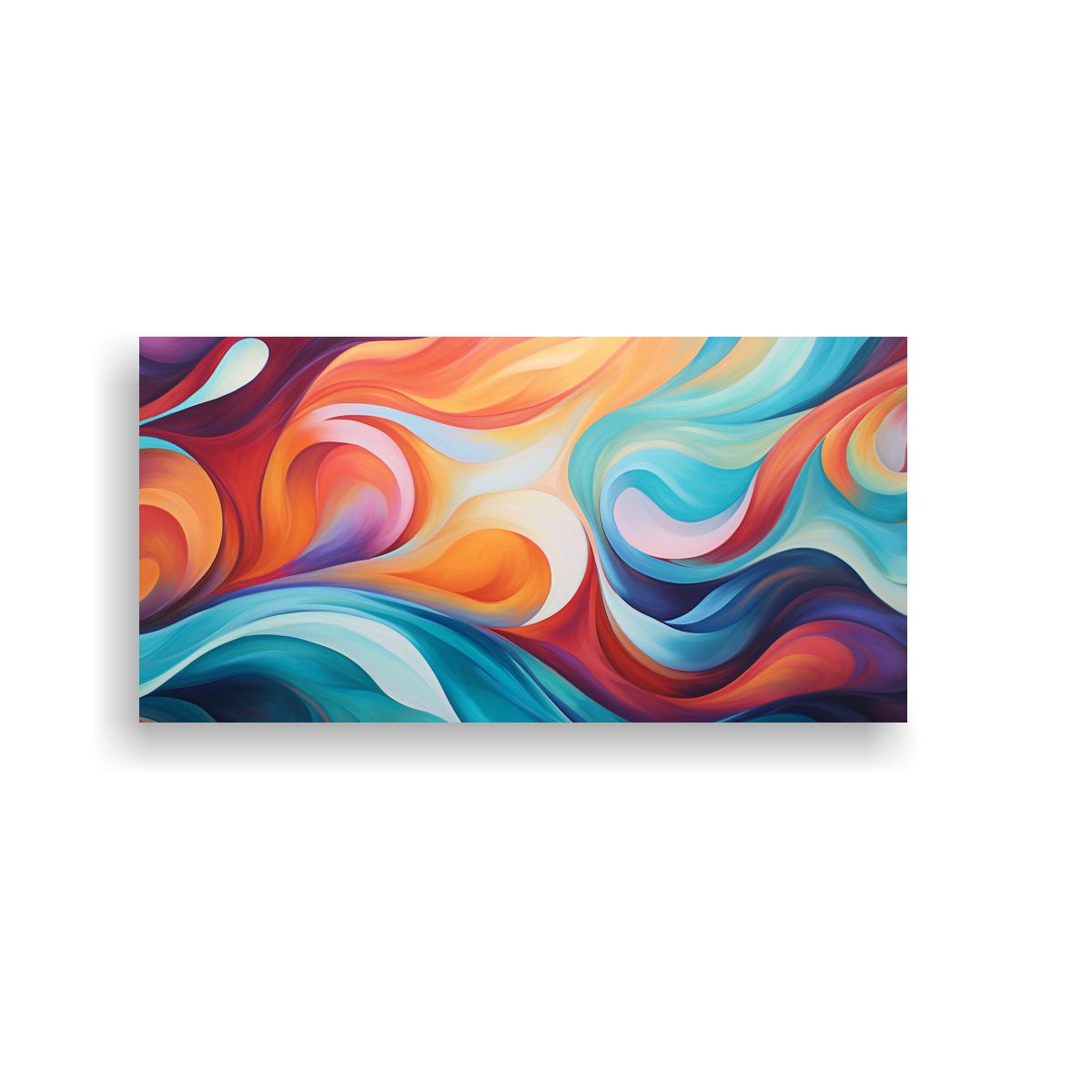 GENERICO - Cuadro Impreso Exclusivo De Patrones Abstractos 100x50 Cm.