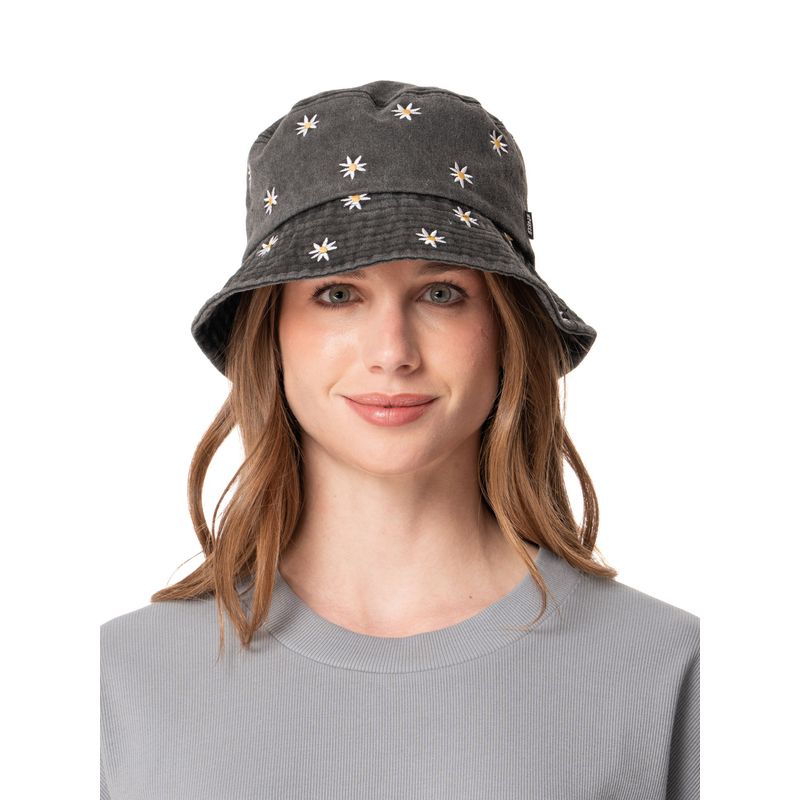STOKED - Bucket Unisex Flowers Gris Stoked