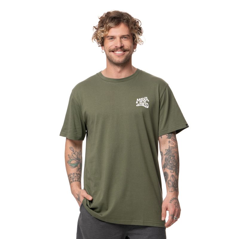 STOKED - Polera Hombre Kombu Verde Stoked