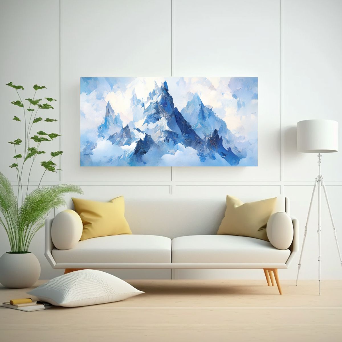 GENERICO - Venta De Lienzo Con Picos Y Cordilleras Famosas 60x30 Cm