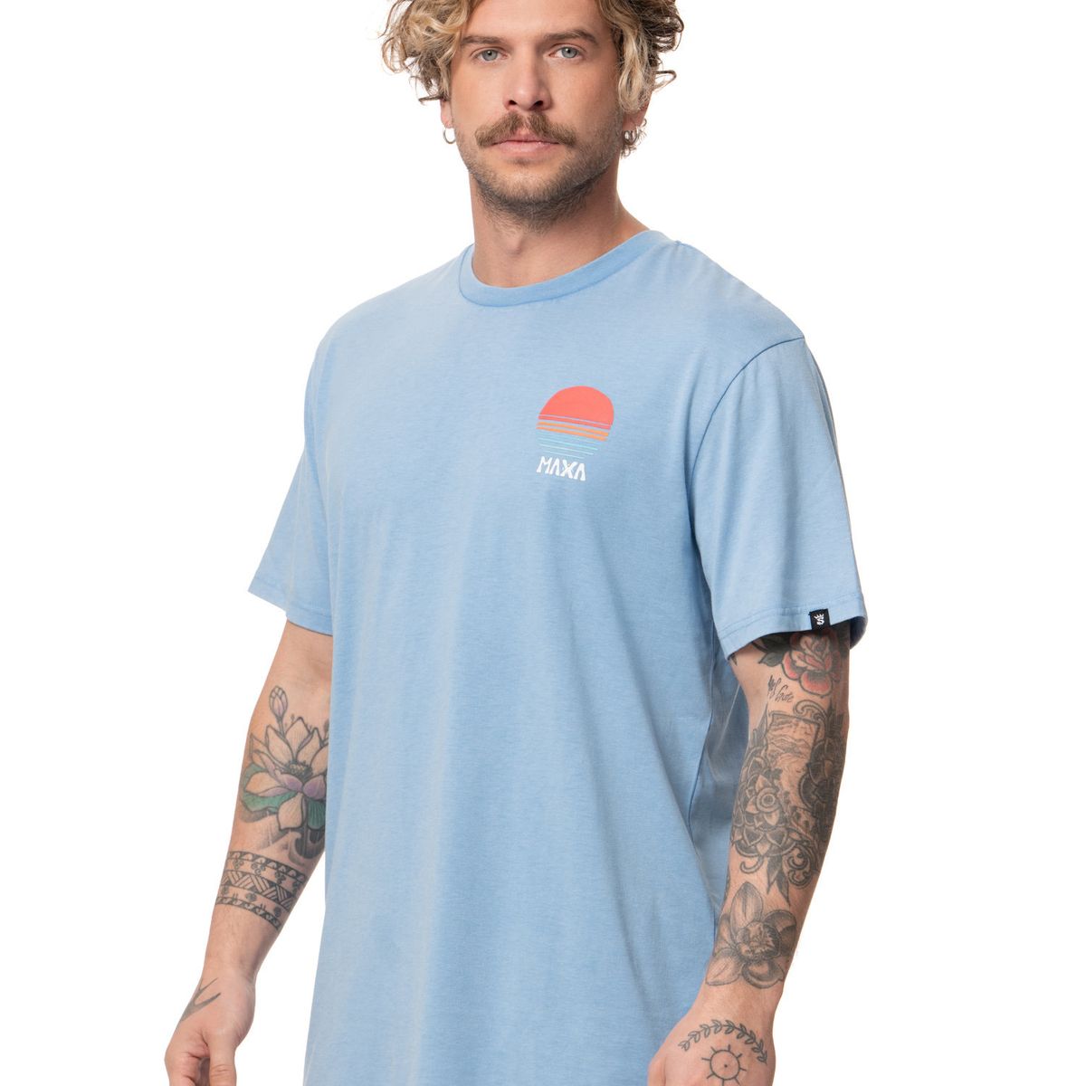 STOKED - Polera Hombre Maxa Verde claro Stoked