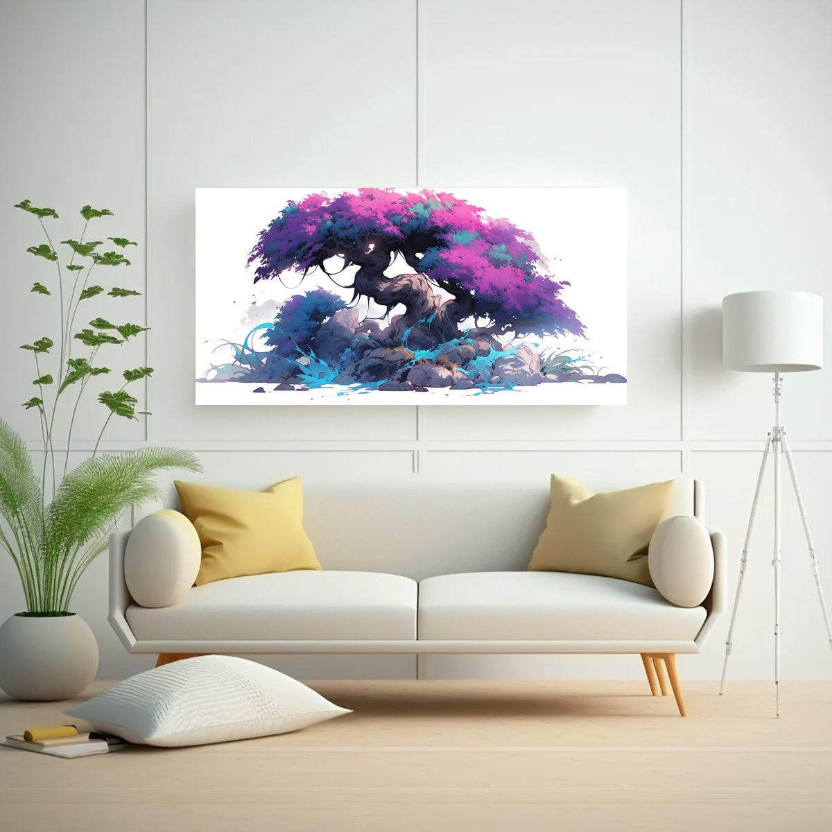 GENERICO - Pinturas Decorativas De Canva Con Motivo De 80x40 Cm