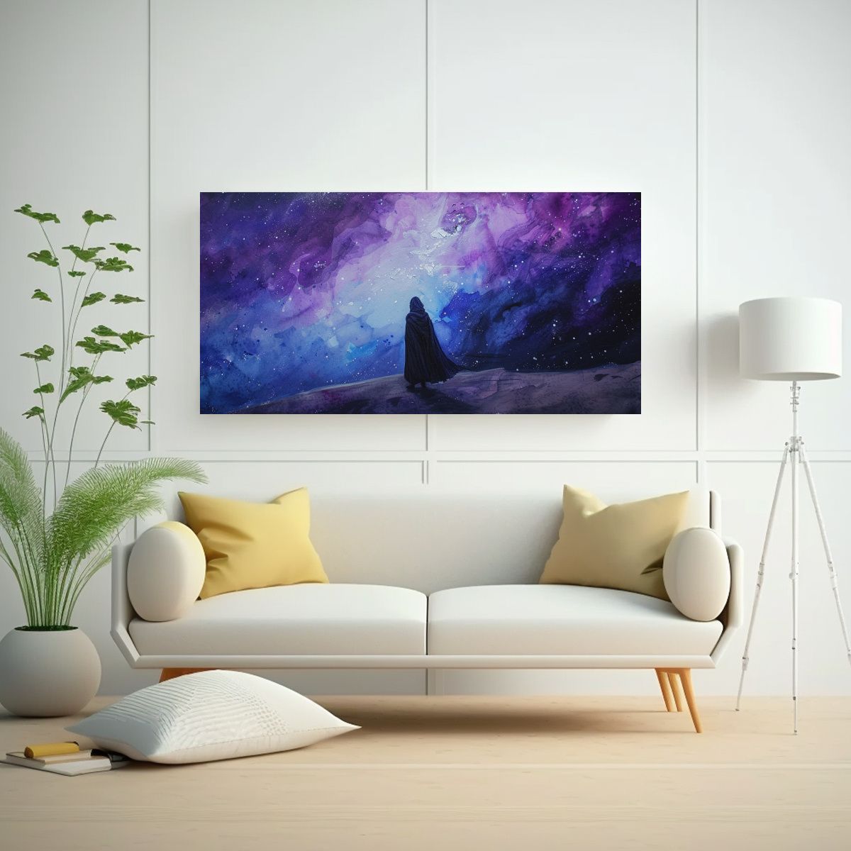 GENERICO - Pinturas Decorativas Para Amantes De La Galaxia Y 60x30 Cm