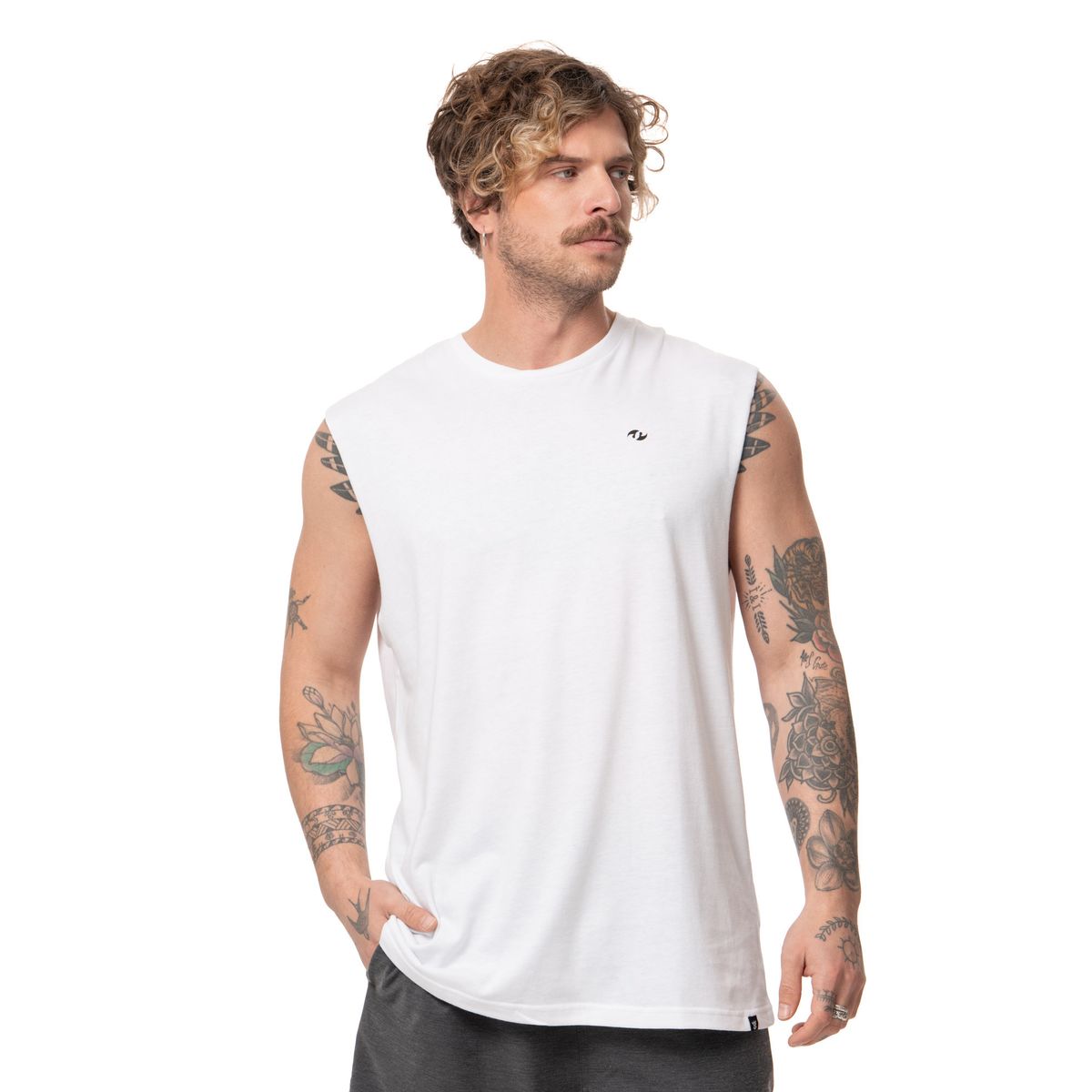 STOKED - Polera Hombre Stoked Reel Blanco